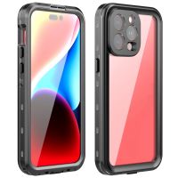 Redpepper Dot Plus Waterproof Backcover iPhone 15 Pro Max - Zwart