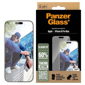 PanzerGlass Anti-Bacterial Screenprotector iPhone 16 Pro Max