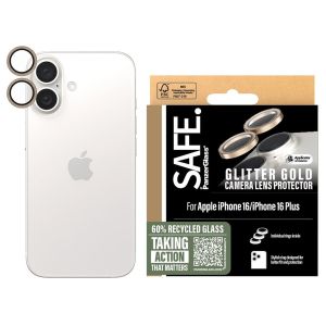 PanzerGlass SAFE Camera Lens Protector iPhone 16 / 16 Plus - Glitter Gold