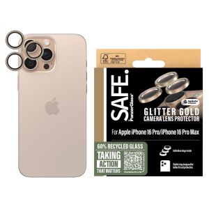 PanzerGlass SAFE Camera Lens Protector iPhone 16 Pro / 16 Pro Max - Glitter Gold