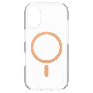 PanzerGlass CARE Urban Combat Case MagSafe iPhone 16 - Transparant / Peach