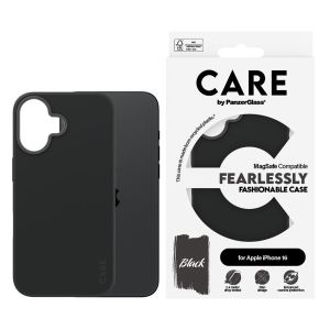 PanzerGlass CARE Fashion Backcover MagSafe iPhone 16 - Zwart