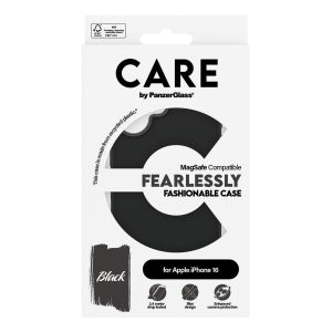 PanzerGlass CARE Fashion Backcover MagSafe iPhone 16 - Zwart