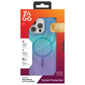 ZAGG Milan Snap Case met MagSafe iPhone 16 Pro Max - Deep Aurora