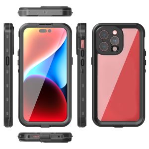 Redpepper Dot Plus Waterproof Backcover iPhone 15 Pro Max - Zwart