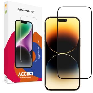 Accezz Gehard Glas Full Cover Screenprotector iPhone 14 Pro Max / 15 Plus / 16 Plus