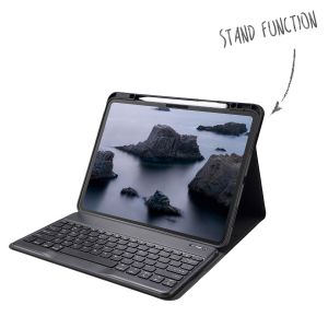 Accezz QWERTY Bluetooth Keyboard Bookcase iPad Pro 12.9 (2024)