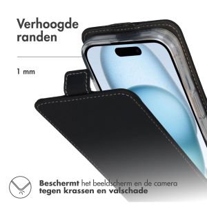 Accezz Flipcase iPhone 16 - Zwart