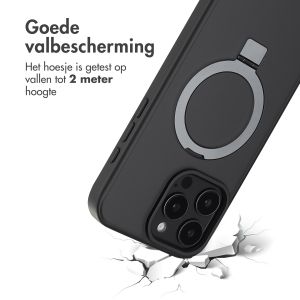 Accezz Ring Stand Backcover met MagSafe iPhone 16 Pro Max - Zwart