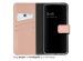 Selencia Echt Lederen Bookcase Samsung Galaxy S23 - Dusty Pink