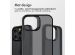 Accezz Rugged Frosted Backcover iPhone 15 Pro Max - Zwart