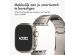 Accezz Mat Titanium bandje voor de Apple Watch Series 1-10 / SE / Ultra (2) - 42/44/45/46/49 mm - Titanium