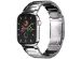 Accezz Glans Titanium bandje voor de Apple Watch Series 1-9 / SE - 38/40/41 mm / Series 10 - 42 mm - Zilver