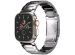 Accezz Glans Titanium bandje voor de Apple Watch Series 1-10 / SE / Ultra (2) - 42/44/45/46/49 mm - Zilver