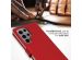 Selencia Echt Lederen Bookcase Samsung Galaxy S24 Ultra - Rood