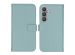 Selencia Echt Lederen Bookcase Samsung Galaxy S24 - Air Blue