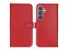 Selencia Echt Lederen Bookcase Samsung Galaxy S24 - Rood