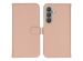 Selencia Echt Lederen Bookcase Samsung Galaxy S24 Plus - Dusty Pink