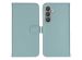 Selencia Echt Lederen Bookcase Samsung Galaxy S24 Plus - Air Blue