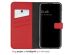 Selencia Echt Lederen Bookcase Samsung Galaxy S24 Plus - Rood