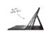 Accezz QWERTZ Bluetooth Keyboard Bookcase iPad Pro 11 (2024) M4