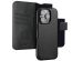 Accezz Leather Bookcase 2-in-1 met MagSafe iPhone 16 Pro Max - Onyx Black