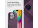 Accezz Leather Bookcase 2-in-1 met MagSafe iPhone 16 Pro Max - Heath Purple