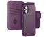 Accezz Leather Bookcase 2-in-1 met MagSafe iPhone 16  - Heath Purple