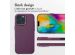 Accezz MagSafe Leather Backcover iPhone 16 Pro Max - Heath Purple