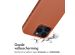 Accezz MagSafe Leather Backcover iPhone 16 Pro Max - Sienna Brown