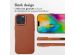 Accezz MagSafe Leather Backcover iPhone 16 Pro Max - Sienna Brown