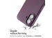 Accezz MagSafe Leather Backcover iPhone 16 - Heath Purple