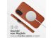 Accezz MagSafe Leather Backcover iPhone 16 - Sienna Brown