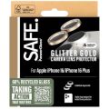 PanzerGlass SAFE Camera Lens Protector iPhone 16 / 16 Plus - Glitter Gold