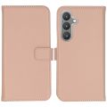 Selencia Echt Lederen Bookcase Samsung Galaxy S24 Plus - Dusty Pink