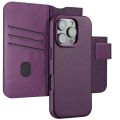 Accezz Leather Bookcase 2-in-1 met MagSafe iPhone 16 Pro Max - Heath Purple